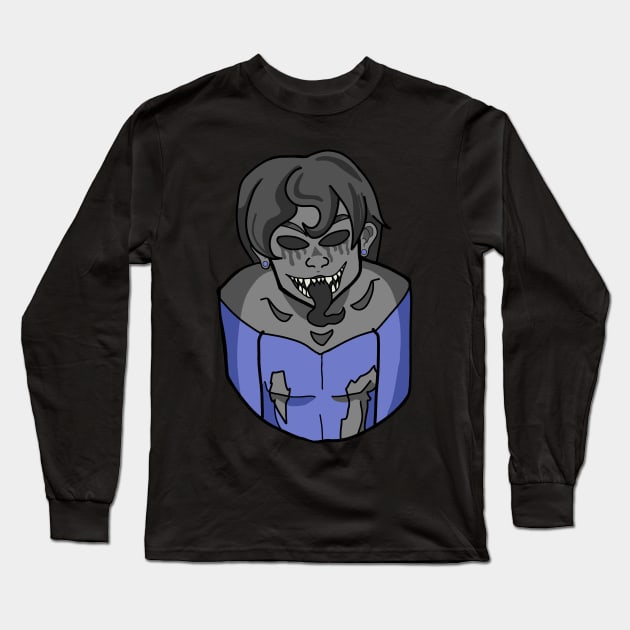 Eyeless Jack Long Sleeve T-Shirt by Media By Moonlight